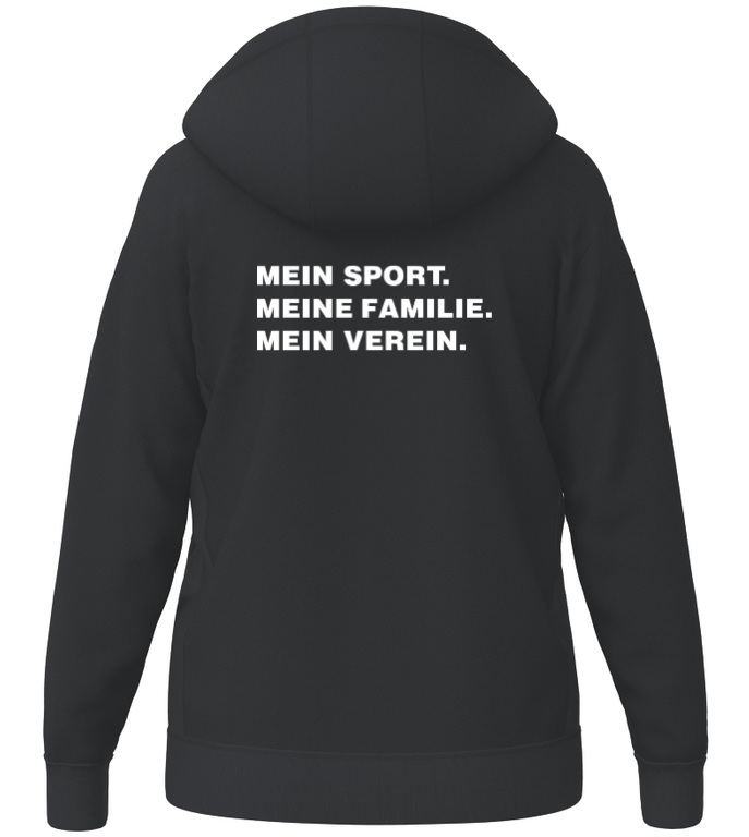 Wappen Brust + Mein Sport. Meine Familie. Mein Verein.