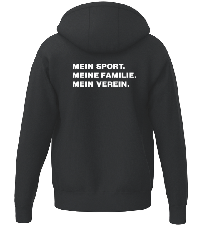 Wappen Brust + Mein Sport. Meine Familie. Mein Verein.
