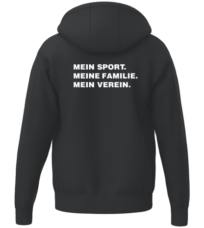 Wappen Brust + Mein Sport. Meine Familie. Mein Verein.