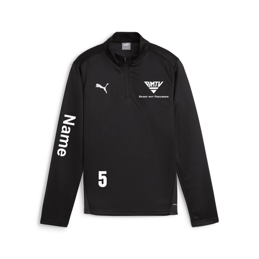 teamGoal Trainings 1/4 Zip Top - schwarz