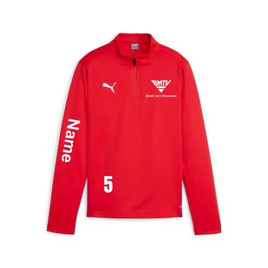 teamGoal Trainings 1/4 Zip Top - rot