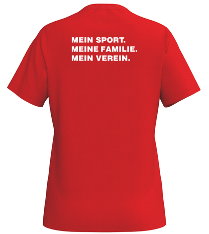 Wappen Brust + Mein Sport. Meine Familie. Mein Verein.