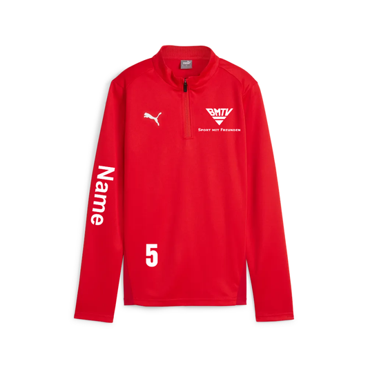teamGOAL Training 1/4 Zip Top Wmn Rot