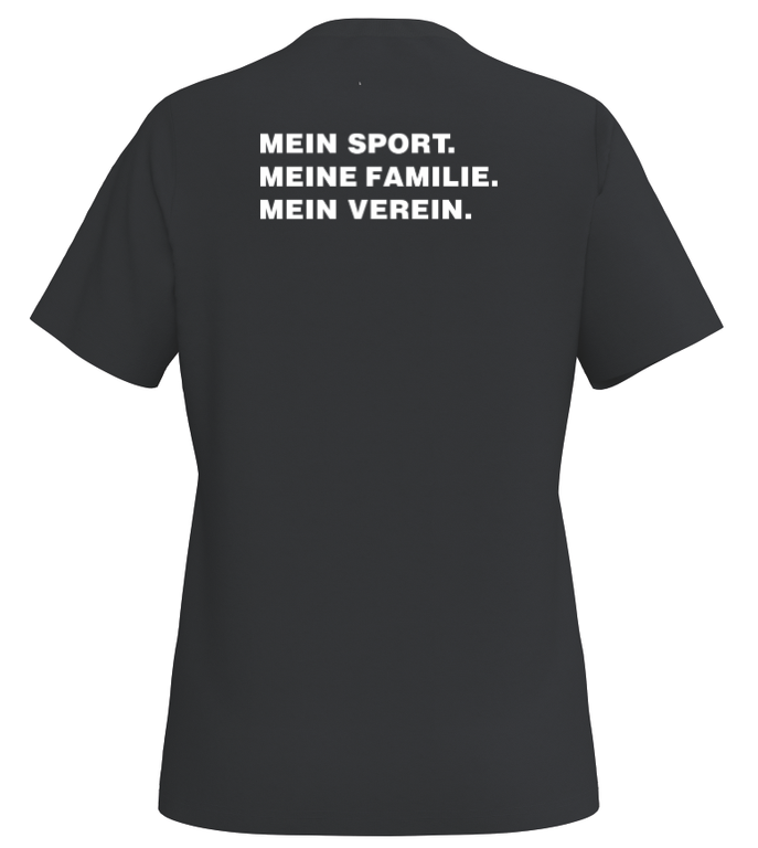 Wappen Brust + Mein Sport. Meine Familie. Mein Verein.