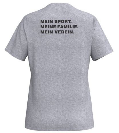 Wappen Brust + Mein Sport. Meine Familie. Mein Verein.