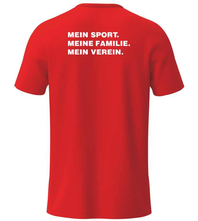 Wappen Brust + Mein Sport. Meine Familie. Mein Verein.