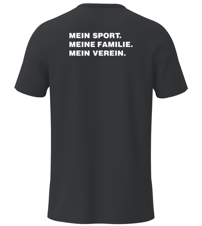 Wappen Brust + Mein Sport. Meine Familie. Mein Verein.