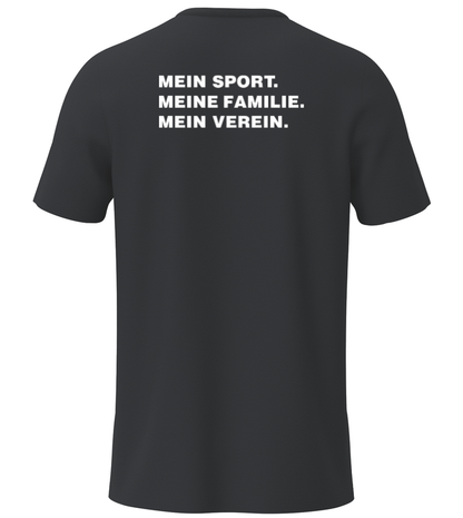 Wappen Brust + Mein Sport. Meine Familie. Mein Verein.