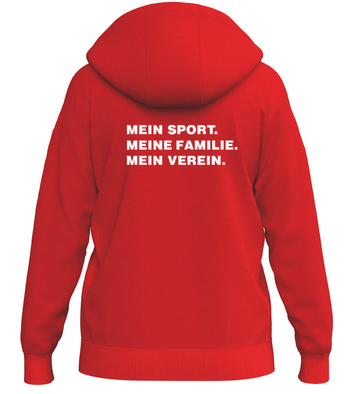 Wappen Brust + Mein Sport. Meine Familie. Mein Verein.