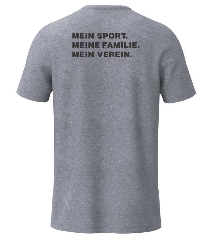 Wappen Brust + Mein Sport. Meine Familie. Mein Verein.