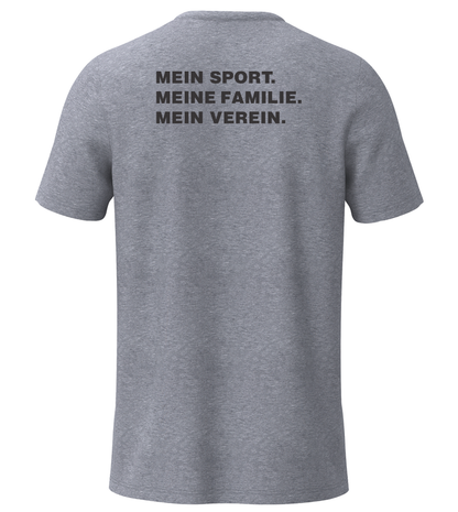 Wappen Brust + Mein Sport. Meine Familie. Mein Verein.
