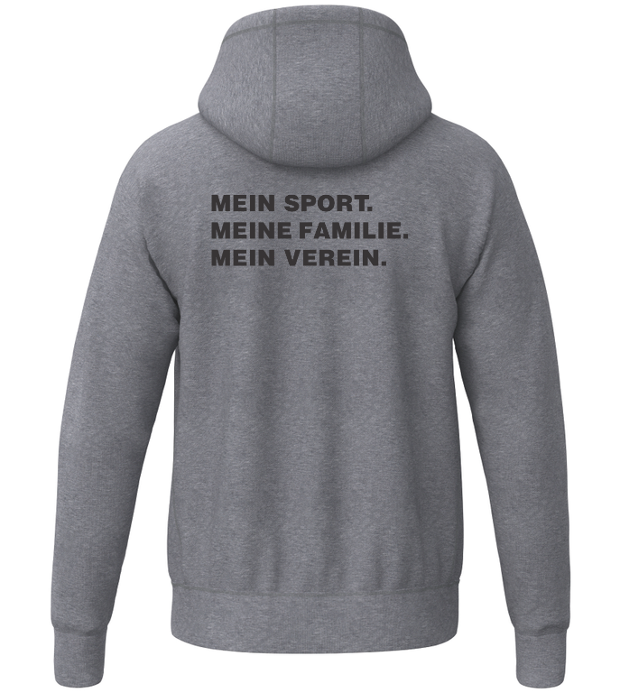 Wappen Brust + Mein Sport. Meine Familie. Mein Verein.