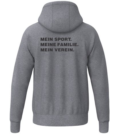 Wappen Brust + Mein Sport. Meine Familie. Mein Verein.