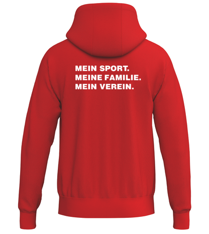 Wappen Brust + Mein Sport. Meine Familie. Mein Verein.