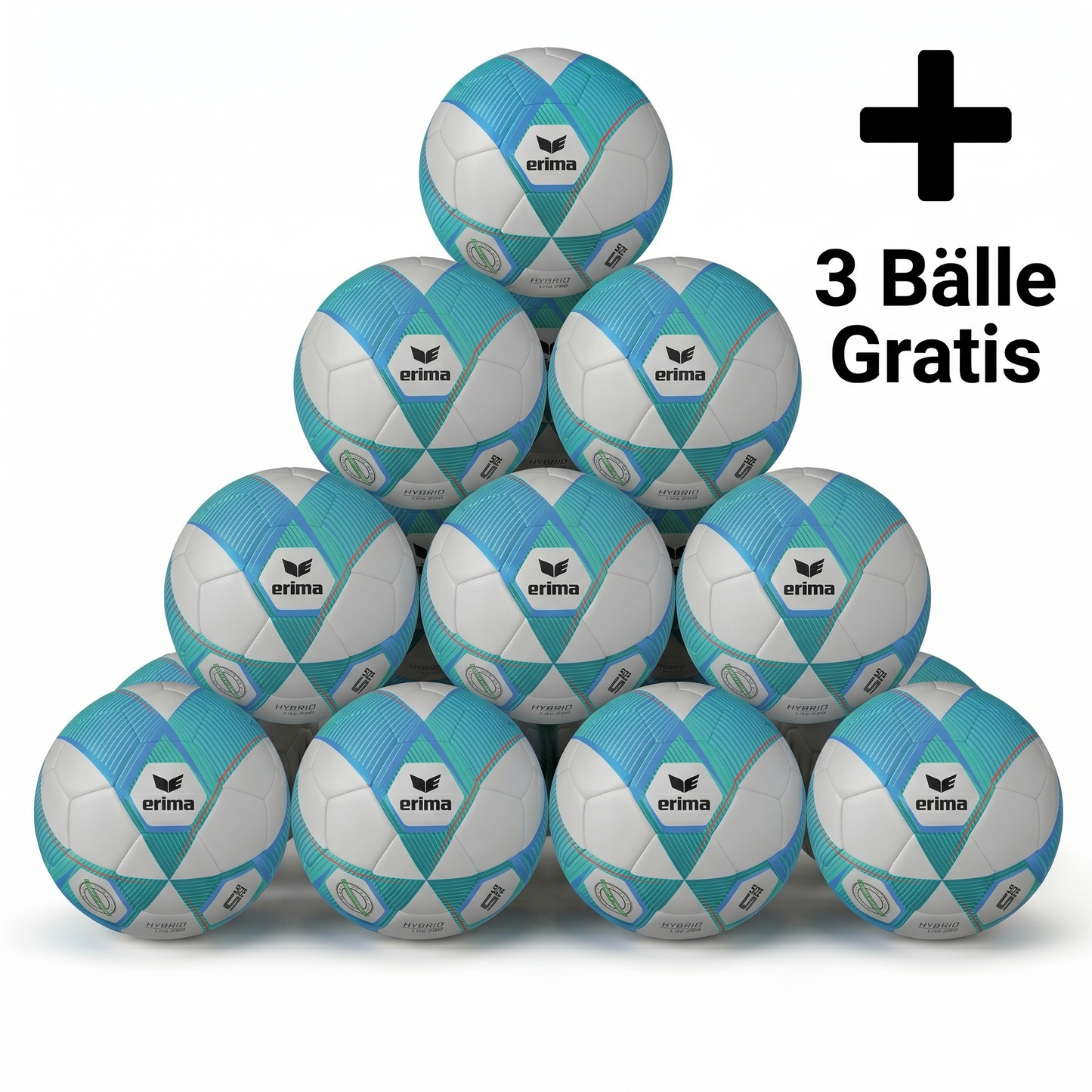 10er Ballpaket Hybrid Lite 290g + 3 Bälle gratis