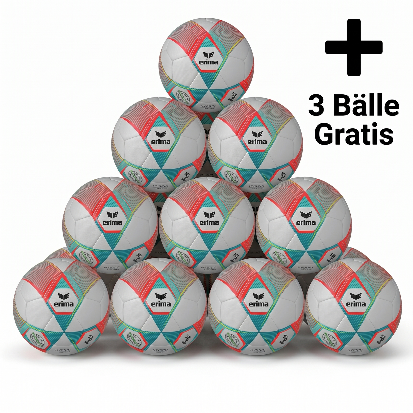 10er Ballpaket HYBRID LITE 290 + 3 Bälle gratis