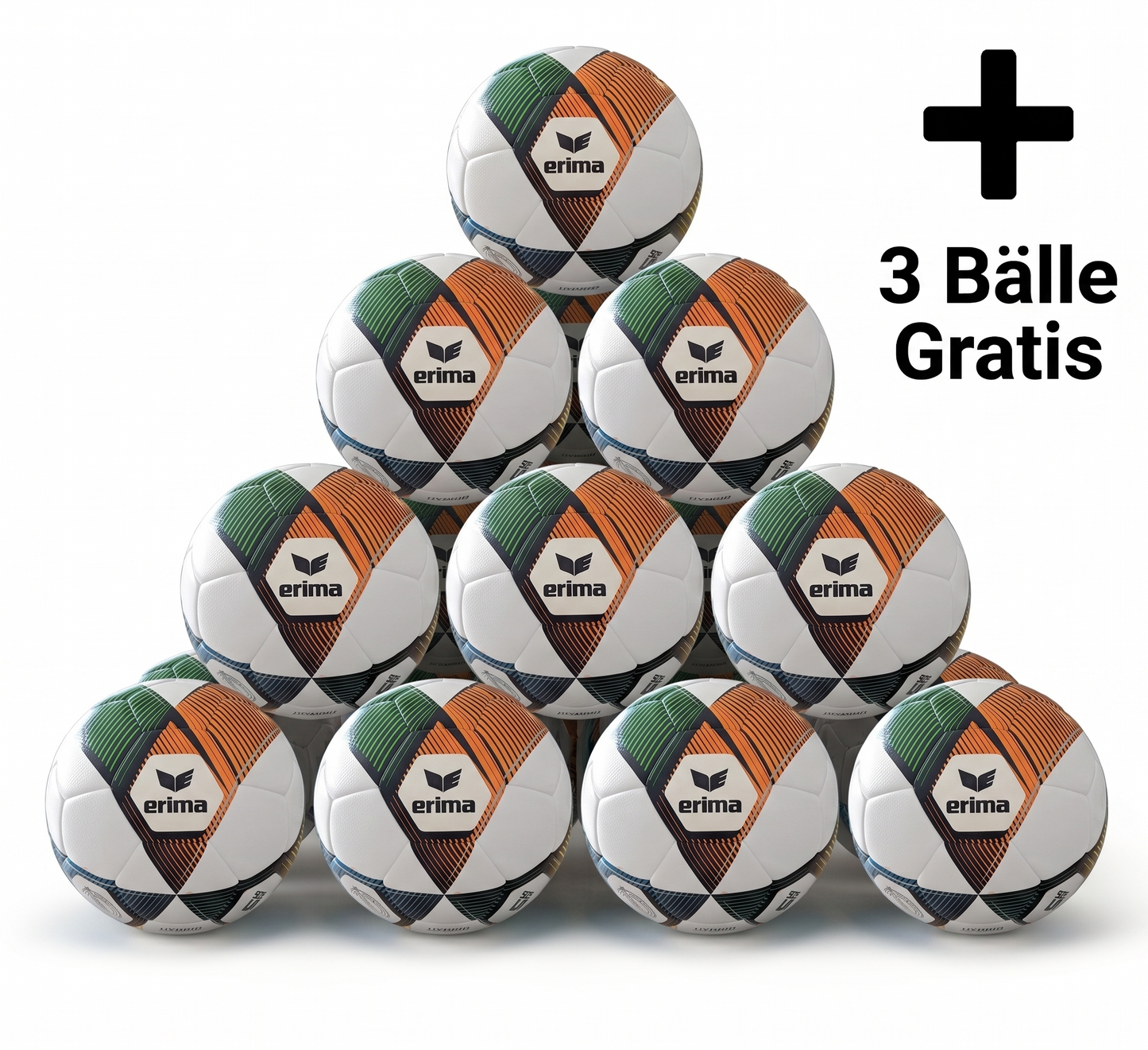 10er Ballpaket Hybrid Training 2.0 FH Edition + 3 Bälle gratis