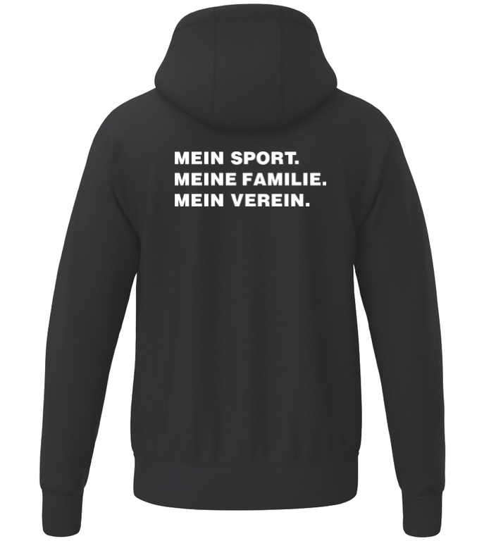 Wappen Brust + Mein Sport. Meine Familie. Mein Verein.