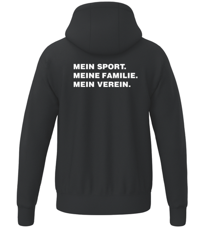Wappen Brust + Mein Sport. Meine Familie. Mein Verein.
