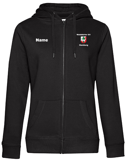 QUEEN Zipped Hood Jacket - Damen