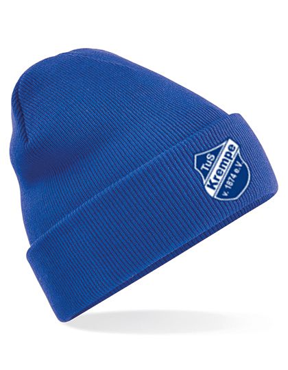 Original Cuffed Beanie - TuS Krempe Stickwappen - Bright-Royal