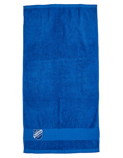 Cozy Bath Towel - TuS Krempe Stickwappen - Cobalt Blue
