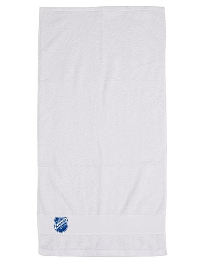 Organic Cozy Bath Towel - TuS Krempe Stickwappen - White