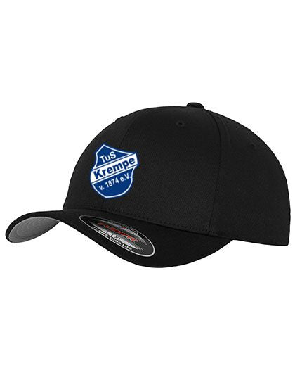 Wooly Combed Cap - TuS Krempe Stickwappen - Black