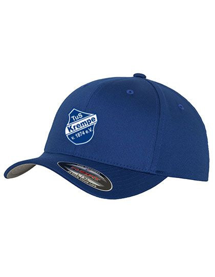 Wooly Combed Cap - TuS Krempe Stickwappen - Royal Blue