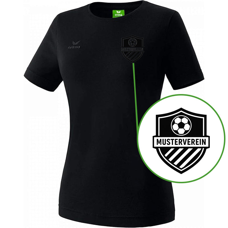 Damen Erima T-Shirt inkl. Vereinswappen